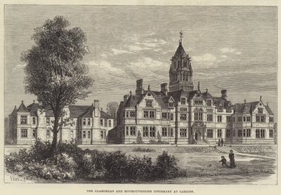 Het Glamorgan en Monmouthshire Ziekenhuis in Cardiff door Frank Watkins